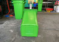 سطل های زباله پلاستیکی Red / Green، 240 لیتر سطل زباله Wheelie برای کاغذ بازیافت