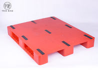 3 Skids پلاستیکی پلاستیکی پلاستیکی HDPE Flat پلاستیکی با نوار فولادی برای قفسه بندی FP1200 * 1000