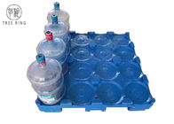 پالت های پلاستیکی با شفاف 16 پاکت پلاستیکی بطری قابل انعطاف 5 بشکه ای برای سوپرمارکت