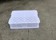 جعبه پلاستیکی سوراخ دار HDPE جعبه پلاستیکی قابل انعطاف برای نان و ماهی 600 * 420 * 145