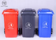 خاکستری / سبز 100 لیتر بزرگ ویلای بطری های پلاستیکی برای دفع زباله بازیافت شده در فضای باز