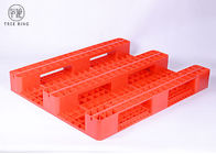 3 Skids پلاستیکی پلاستیکی پلاستیکی HDPE Flat پلاستیکی با نوار فولادی برای قفسه بندی FP1200 * 1000