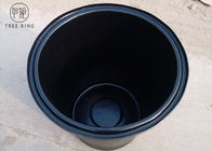 مخازن 16Gallon پلاستیک Utility سطل با پایین تخت M70L OEM سیاه