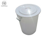 سطل زباله رنگارنگ در فضای باز، سطل زباله پلاستیکی 100l با پوشش / درب