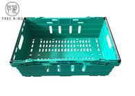 مخازن سوراخدار قابل حمل ظروف پلاستیکی صندوق عقبی با میله های کشویی 590 * 400 * 192