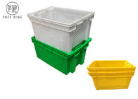 جعبه های بسته بندی پلاستیکی بهداشتی یورو رنگی 630 * 420 * 315 میلی متر HDPE