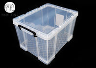 جعبه ذخیره سازی پلاستیکی قابل انبار مواد غذایی، جعبه جعبه پلاستیکی 60 لیتر