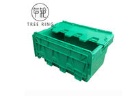 جعبه های ذخیره سازی پلاستیک سبز با آویز آویز، کیسه های بسته بندی شده 500 X 330 X 236 میلی متر