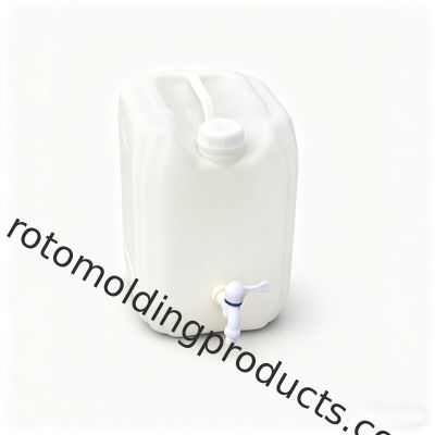 گالن مستطیلی با ظرفیت 20 لیتر با شیر پیچی، محکم و بادوام