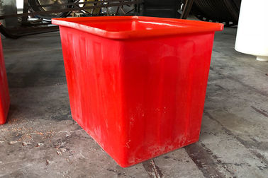 ظرفیت ریخته گری قرمز 160L سطل زباله های پلاستیکی سطل برای مخزن آب برای Aquaponic Fish Fram