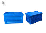 جعبه بسته بندی تاشو جعبه پلاستیکی قابل انعطاف با لنت پیوسته برای تجاری 65 لیتر