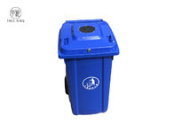 100 لیتر سطل زباله پلاستیکی سطل زباله 120 لیتر با قفل و کوره لاستیکی