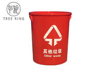 سطل های سرپوشیده 100 لیتری مواد غذایی پلاستیکی با درب و دستگیره برای بسته بندی مواد غذایی خشک