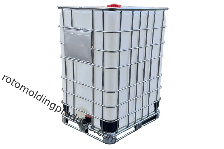 1500 لیتر Ibc مخازن عمده متوسط 1200*1100*1165mm برای ذخیره سازی و حمل مواد شیمیایی