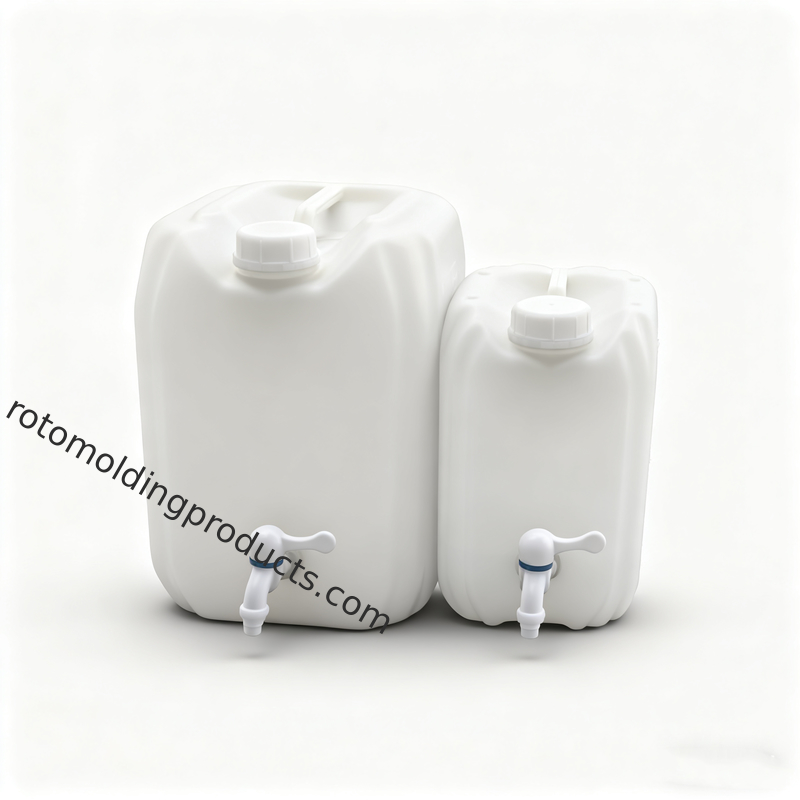 جِرّی‌کَن پلاستیکی 10 لیتری ضد نشت با شیر، قابل انباشته شدن و مقاوم در برابر مواد شیمیایی برای راه‌حل‌های ذخیره‌سازی چندمنظوره